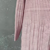 Pleated Lapel Collar Autumn Winter Thickened Pleated Women's Trench Coat Chic Loose Single Breasted Cotton Jacket