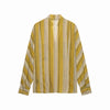 Women Casual Striped Loose Shirt Trouser Suits Women Full Sleeve Lapel Button Top Long Straight Pants Set Female Lady Suit