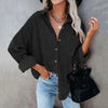 Winter Clothes Women Corduroy Long Sleeve Casual Shirt Button Women Coat Overshirt Loose Comfortable Coat Female