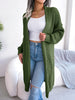 Women's Solid Color Shawl Collar Knit Cardigan Sweater for Autumn Winter Casual Vacation Coat