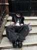 Women's Black Gothic Baggy Cargo Jeans Harajuku Oversize Denim Trousers Y2k 90s Vintage 2000s Emo Jean Pants Trashy Clothes