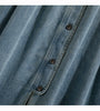 High Waist Casual Denim Skirts Women Vintage Style Single-breasted Basics Female A-line Long Skirts B3848