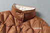 Lagabogy Autumn Winter Women Ultralight White Duck Down Long Jacket Female Single-Breasted Double Sided Puffer Coat