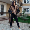 Elegant Fur Collar Hood Belt Long Cotton Jacket Women Zipper Drawstring Waist Parka Down Coat Winter Lady Warm Chic Outwear