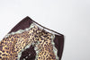 Leopard Flower Print Pants Women Hottie Drawstring Midnight Party Streetwear Autumn Daily Chic Bottoms