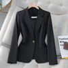 Spring Autumn Long Sleeve Blazer Women Coat Ladies Business Work Suit Jackets Korean Single Button Blazer Female Outerwear