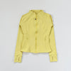 Women's Multi-Color Sports Knit Jacket, Casual Long-Sleeve Top, Solid-Color Yoga Outerwear
