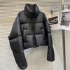 Winter Clothing Parkas Women's Outwear Short Coats Korean Rhinestone Coat Ladies Thickened Warm Cotton Puffer Jackets