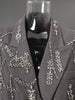 Women's Heavy Industry Nail Bead Blazer Notched Collar Double Breasted Loose Suit Jackets Autumn