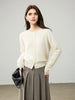 Cardigans For Woman, Fleece Wool, Round Collar, Soft Cozy Sweaters, 100%Wool, Fall Winter Jackets