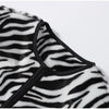 Women Zebra Print 2 Piece Set Round Neck Cropped Jacket Mini Skirt Set All Matching Suit Female Autumn Street Office Outfit