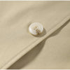 Elegant Khaki Women's Trench Coat Long Autumn Loose Stand Collar Full Sleeved Single Breasted Pocket Side Split Windbreaker