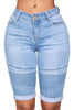 Skinny Jeans for Women High Waist Stretch Denim Trousers Mom Jeans Knee Length Pencil Pants Casual Comfort Trousers Oversize