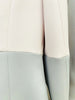 High Street S/S Runway Designer Suit Set Women's Career Single Button Color Block Blazer Wide Pants Suit