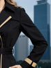 European American Style Double-Breasted Trench Coat, Elegant Thin Jacket for Women - Spring Autumn Street Wear Quality
