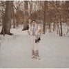 Printed Hooded Puffer Coat Suspender Ski Pants Zip‑Up Slim Fit Winter Women Snow Outfit Warm Lady Two‑Piece Ski Set