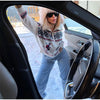 Contrast Skiing Jacquard Sweater For Women Elegant Long Sleeve Zipper Knitted Cardigan Jackets Street Lady Chic Outerwear