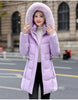 Women's Down Cotton Jacket Comfortable Elegant Ladies Winter Parka Coat Loose Temperament Lady Cotton Padded Outerwear