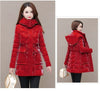 Shiny Down Cotton Coat Women Korean Winter Thick Warm Long Hooded Parkas Female Casual Windproof Jackets Ladies Outerwe