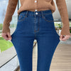 Women Stretch Jeans Lady Slim Skinny Pencil Jeans High Waist Vintage Pants Girls Leggings Straight Leg Korea Trousers