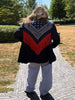 Women Chic Blazer Coat With Spliced Paisley Tassel Shawl Shoulder Pad Lapel Jacket Vintage Casual Autumn Lady Outfits