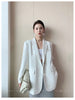 Spring Women's Loose Suit Jacket Loose Casual Design Street Style Long Sleeve Office Blazers for Women