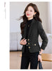 Elegant Women Blazers Solid Button Long Sleeved Casual Comfortable Suits Jacket Office Lady Coat Spring Autumn Outerwear