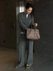 Women's Autumn Winter Knit Cardigan Pants Set Slim Fit Long Sleeve Long Trousers Simple Solid Color Sweater Suit