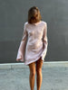 Women Dresses Solid Casual O-Neck Regular Long Full Sleeves Sheath Bodycon Basic Slim Fit Female Vestidos Robes