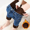 Women's Fleece Warm Winter Jeans Thicken Elastic Skinny Pencil Pants Korean Slim Plush Thermal Leggings Trousers