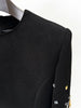 High Street Designer Vestido Women's Formal Half Sleeve Rhinestone Diamonds Beaded Midi Dress