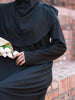 Modest Hooded Prayer Dress Muslim AbayasFull Sleeve One-piece Kaftan Women Ramadan Jilbabs Hijab Dresses Islamic Clothing