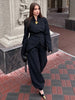 Women's Coats Mermaid Hem Single Breasted Suit Jacket Street Female Long Sleeve Waist Cinching Spring Blazer Lady Outerwears