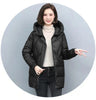 Hooded Cotton Coat Women's Mid-Length Winter Jackets Elegant Mother's Parkas Padded Jacket Thick Down Padded Jacket Vintage