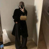 Ladies Stand Collar Mink Plush Outwear Women Leisure Long Sleeves Thicken Fur Coat Winter Female Long Faux Fur Jacket