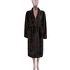 Winter Long Black Elegant Stylish Thick Warm Fluffy Hairy Soft Faux Mink Fur Coat Women Stand Collar Sashes