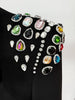 Designer Vestido Women's Formal Long Sleeve Colors Diamonds Rhinestone Beaded Long Maxi Dress