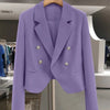 Blazer Women Coat Spring Office Lady Blazer Womens Casual Korean Short Temperament Suit Jacket Female Outerwear