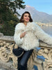Faux Fur Coat Women Loose Lapel Full Sleeve Fluffy Short Overcoat Autumn Winter Street Lady Furry Warm Overcoat