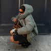 Warm Women's Hooded Cotton Padded Coats Loose Solid Stand Collar Full Sleeve Zipper Pockets Coat Autumn Winter Lady Outwear