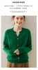 Spring Women's Cardigan 100% Cashmere Knitted Sweater Chic Tops Cashmere Coat Casual O-Neck Loose Women Cardigan