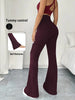 Women's Soft Flare Pants High Waisted Tummy Control Workout Yoga Leggings Bell Bottoms