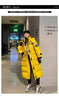Black Glossy Parker Female Warm Winter Thicken Down Cotton Jacket Windproof Rainproof Women's Hooded Coat Casual Long Overcoat