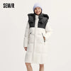 Down Jacket Women Long Length Waterproof Oil-proof Stain-proof Winter Detachable Hooded Winter Clothing Coats
