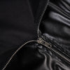 Women Fitted Black Faux Leather Biker Jacket Slim Waist Zip Up Moto Coat Y2K Streetwear