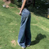 Girls Korean Low Waist Slim Fit Jeans Lady Casual Daily Bell Bottom Pants Women Classic Denim Trousers