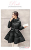 Winter Coats Women Warm Outerwea Cotton Padded Jackets Womens Clothing Belt Zipper Parkas Femme A-word Jacket