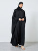 Islamic Prayer Abaya Muslim Women Abayas Long Sleeve Hooded Modesty Ramadan Dresses With Hijab Jilbabs Middle Eastern Kaftans
