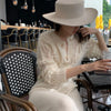 French Style Mohair Cardigan Sweater Women Autumn Sexy Hollow Out Short Knitted Coats Mujer Y2K Chic Design Streetwear Tops