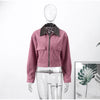 Oversized Tie Waist Short Trench Coat Stand Collar Long Sleeve Patch Pockets Spring Chic Daily Casual Women Jacket